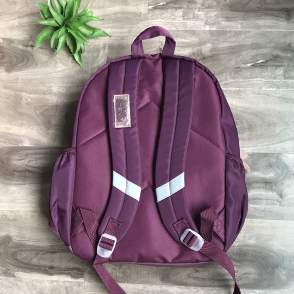 🌟 HOST PICK!🌟 JUSTICE girls purple sparkle backpack - NEW with tags - Picture 3 of 13